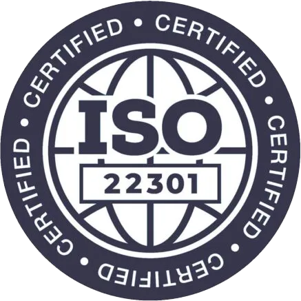 ISO 22301 Certified